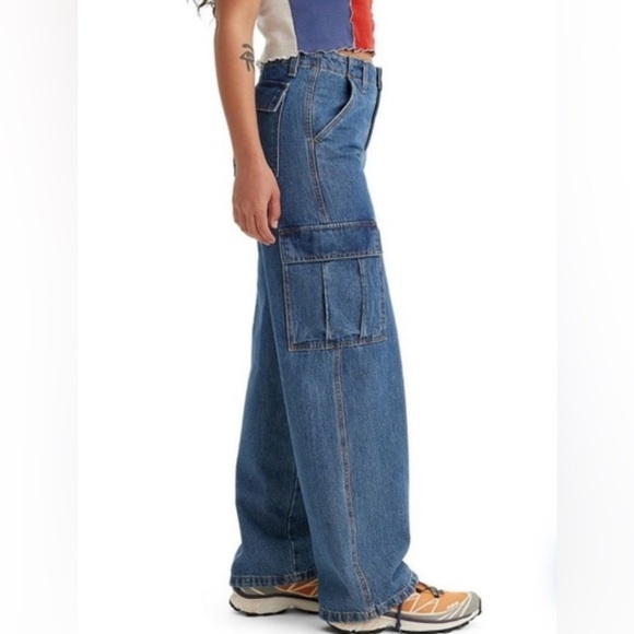 Levi’s 94’ Baggy Cargo Jeans Size 24 - Picture 2 of 11
